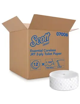 07006 SCOTT ESSENTIAL Papier hygiénique sans noyau, 2 plis, 12 x 1150'2.webp