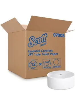 07005 SCOTT ESSENTIAL Papier hygiénique sans noyau, 1 pli, 12 x 2300'2.webp