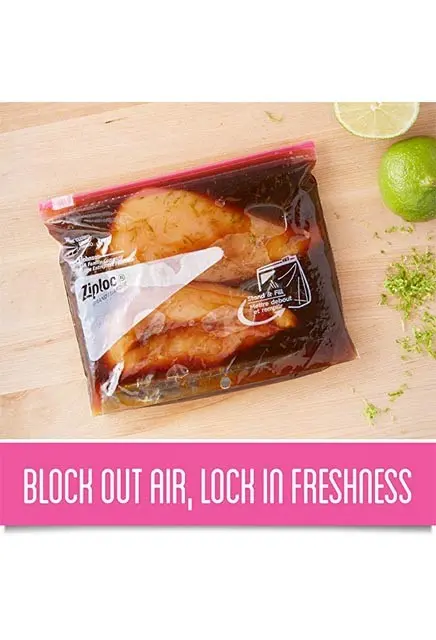 Grands sacs d'emballage avec fermeture à glissière Ziploc, 15 sacs 3.webp