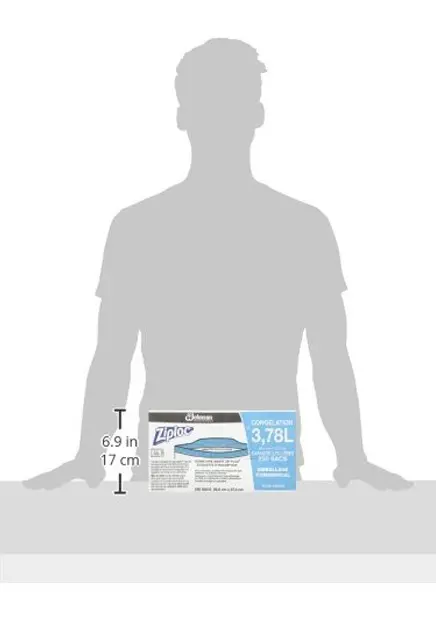 Sacs pour congélateurs Ziploc 1 gal, 250 sacs 5.webp