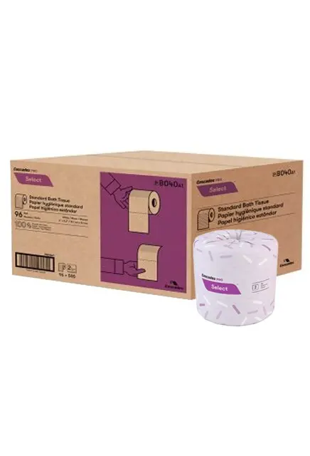 B040 SELECT Papier de toilette, 2 plis, 96 x 500 par caisse 2.webp