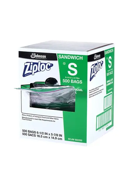 Sacs à sandwich refermables Ziploc, 500 sacs 1.webp