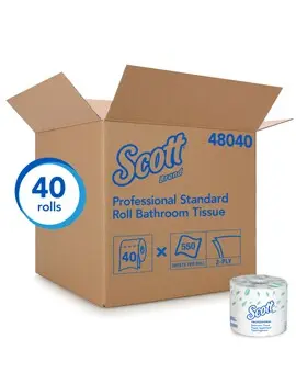 48040 SCOTT Papier hygiénique, 2 plis, 40 x 550 par caisse3.webp