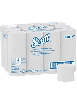 Papier hygiénique sans noyau Scott 04007, 2 plis, 36 x 1000 caisse4.webp