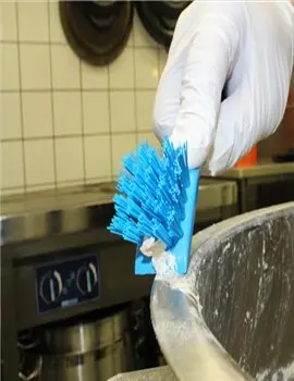 Brosse avec rebord grattoir ferme pour service alimentaire 3.webp