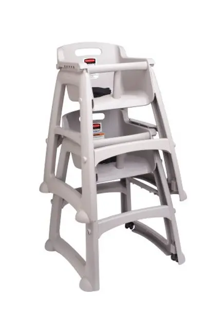 Chaise haute pour enfant sans roues avec protection Microban 2.webp