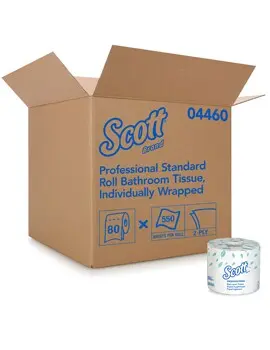 Papier hygiénique Scott Essential 04460, 2 plis, 80 x 550 par caisse2.webp