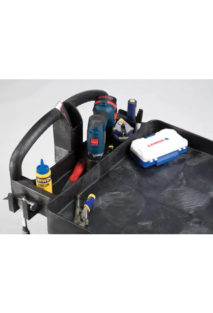 Chariot utilitaire à 2 tablettes 26 x 55 Rubbermaid 4546 1.webp