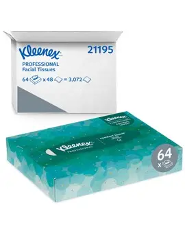 21195 KLEENEX Papiers mouchoirs spécialisé, 2 plis, 64 x 483.webp