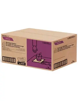 N010 Select, Serviettes de table blanches, 4 x 250 feuilles2.webp