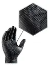 Precious Grip Gants en nitrile sans poudre, 8 mil, noir 3.webp