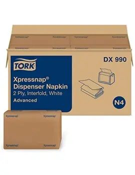 DX990 Xpressnap, Serviettes de table blanches, 12 x 400 feuilles2.webp