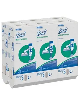 98908 SCOTT Serviettes de table blanches, 6 x 875 feuilles2.webp