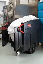 Collecteur mobile à déchets Rubbermaid 9W73 Méga Brute2.webp