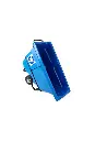 Chariot basculant rotomoulé et remorquable 1 2 verge cube Rubbermaid 13053.webp