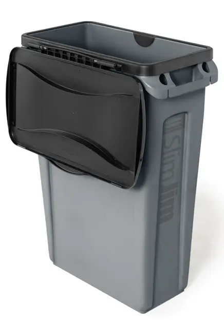 Couvercle à charnière pour les poubelles Slim Jim3.webp