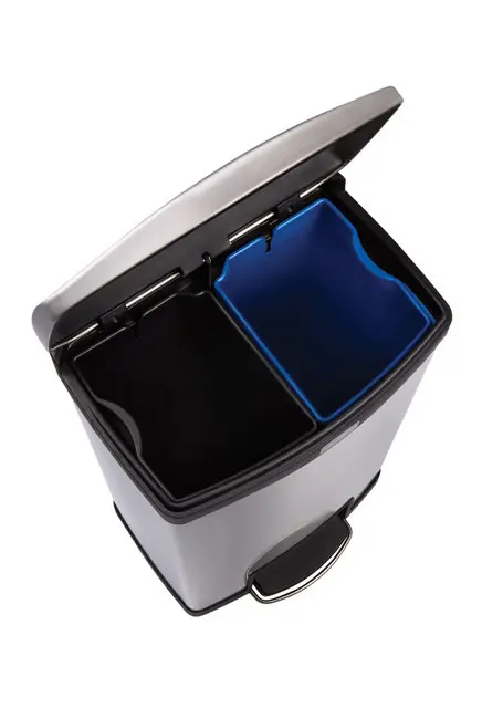 Poubelle à pédale en résine Slim Jim, 4 gal7.webp