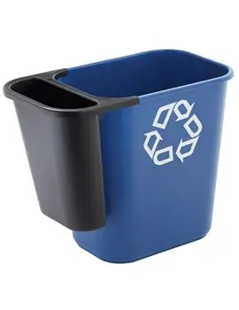 295073 Bac latéral de recyclage pour corbeille de bureau2.webp