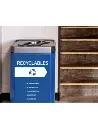 OUTLAW Poubelle pour le recyclage mixte 50 gal4.webp