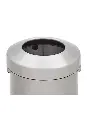 REFINE Poubelle ronde en acier inoxydable avec couvercle2.webp