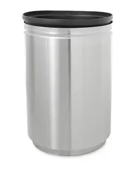 ECLIPSE Poubelle décorative ronde en acier inoxydable 30 gal2.webp