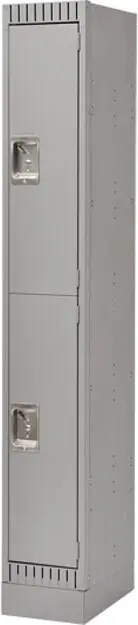 Casiers 2 niveaux en acier, démonté 