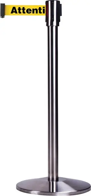 Barrière à fixation murale avec ruban magnétique de 7'