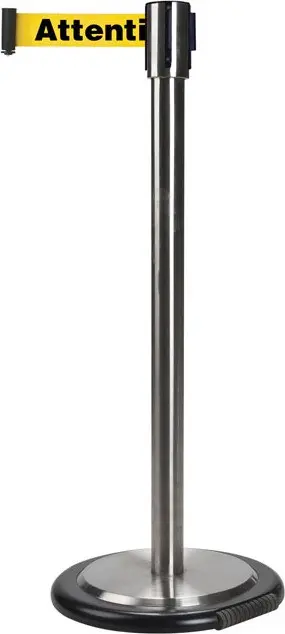 Barrière sur roues pour le contrôle des foules