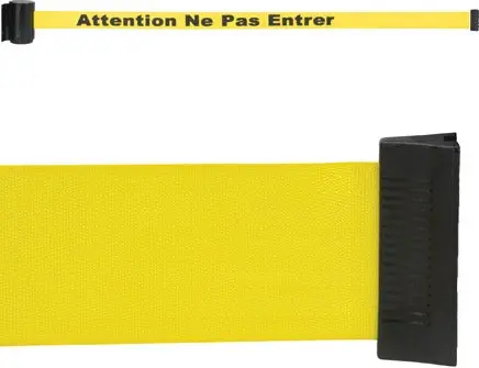 Cassette avec ruban de 7' "Attention ne pas entrer"