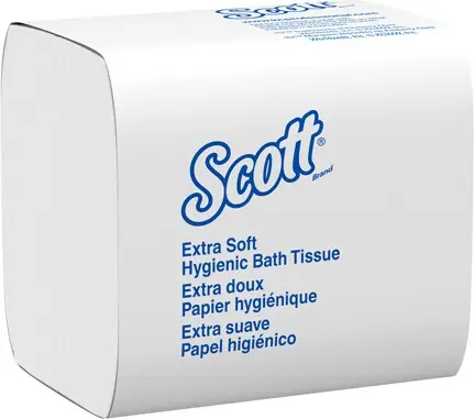 Papier hygiénique entrelacé plié Scott 48280, 2 plis, 36 x 250 par caisse