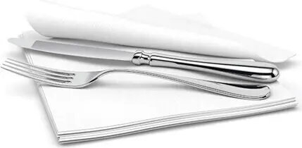 N692 Signature, Serviettes de table blanches 15" x 15", 1000 feuilles