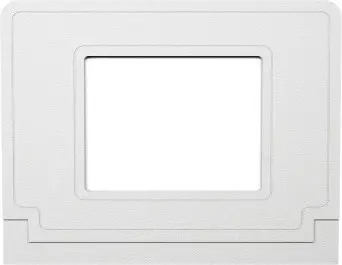 Cadre de signalisation simple pour poubelle VISION