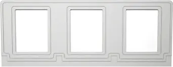 Cadre de signalisation triple pour poubelle VENTURE