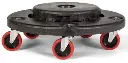 2640 BRUTE Chariot mobile pour poubelle ronde Brute