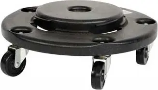 Chariot rond à roulette pour poubelles rondes