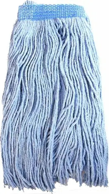 Vadrouille en synthétique, bande étroite, coupée, bleu