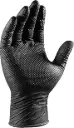 Precious Grip Gants en nitrile sans poudre, 8 mil, noir