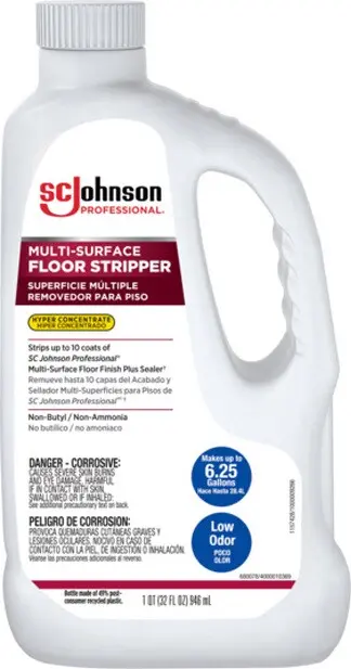 Décapant à plancher hyper concentré à faible odeur