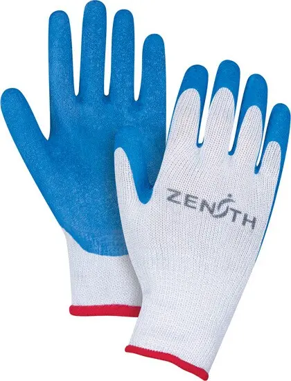 Gants enduits de calibre 10 avec revêtement en latex de caoutchouc