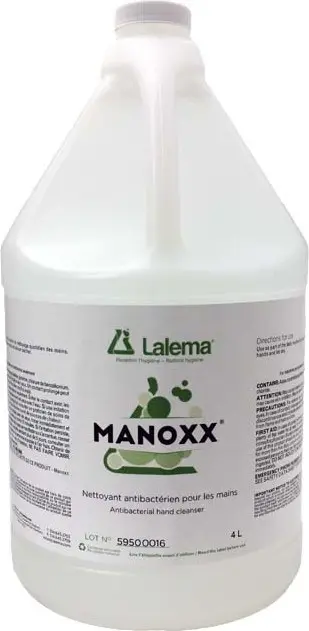 Nettoyant antibactérien pour les mains Manoxx