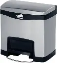 STEP-ON Poubelles à pédale en acier inoxydable 4 gal