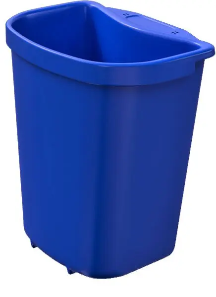 TRISOURCE Corbeille d'appoint pour recyclage de bureau 4L