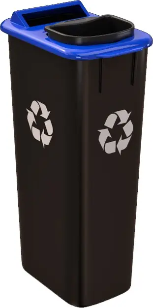 MOBILIA Poubelle de recyclage avec couvercle 58L