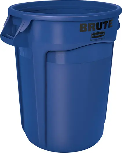 2643 BRUTE Poubelle de recyclage ronde bleu 44 gal