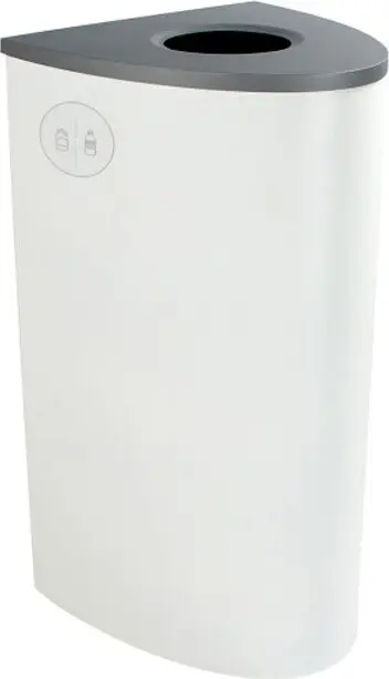 SPECTRUM ELLIPSE Poubelle pour le recyclage des bouteilles 22 gal