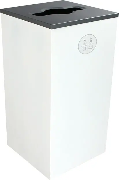 SPECTRUM CUBE Poubelle pour le recyclage mixte 24 gal
