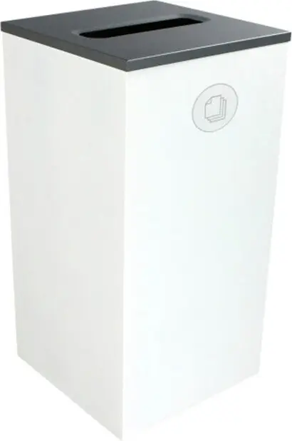 SPECTRUM CUBE Poubelle pour le recyclage du papier 24 gal