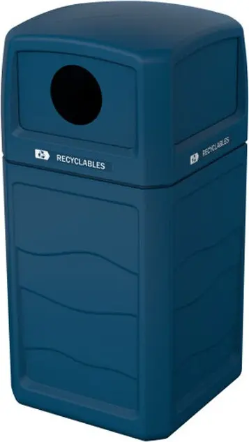 RENEGADE Poubelle extérieur pour le recyclage mixte 50 gal