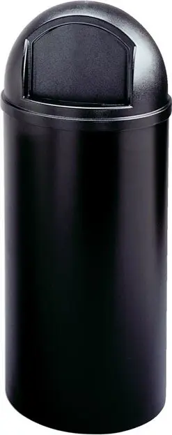 816088 MARSHAL Poubelle ronde avec couvercle 15 gal