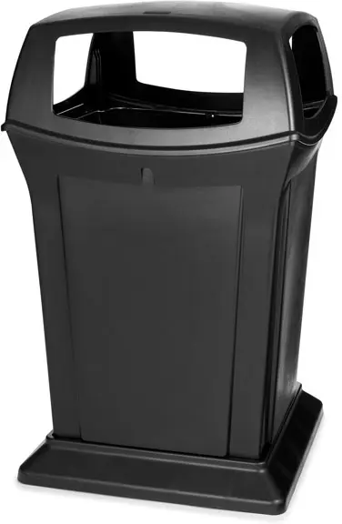 9173 RANGER Poubelle extérieure avec ouvertures 4 côtés 45 gal